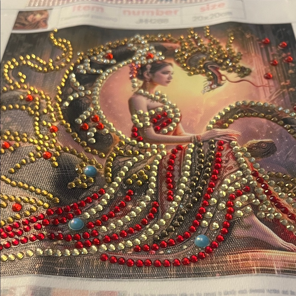 Beaded Dragon Lady Art Kit